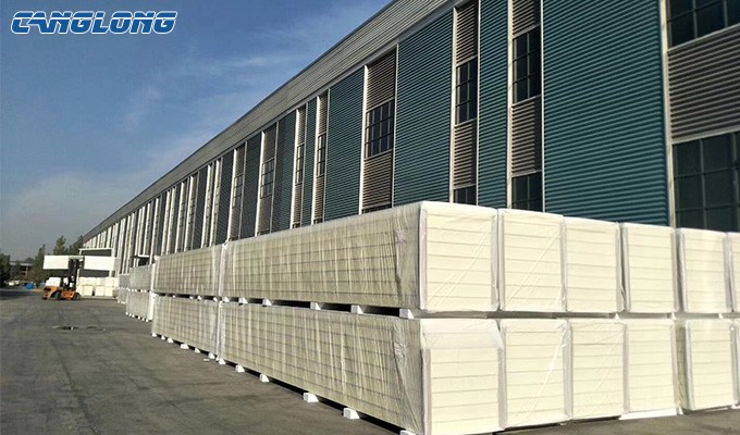 Cold storage panel material