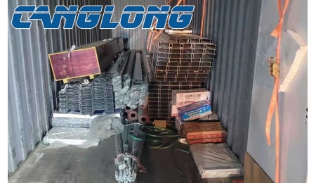 Mezzanine warehouse kits C-shaped steel shipped to Philippines
