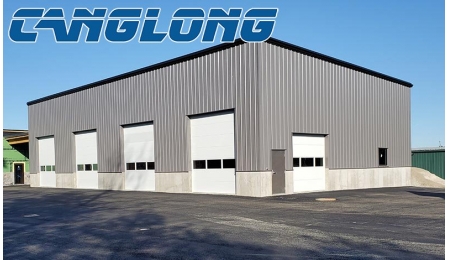 What are the advantages of single slope steel warehouse?
