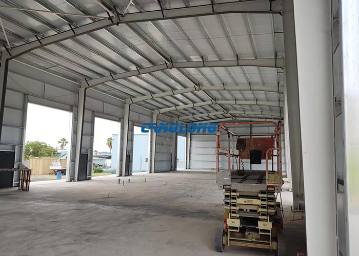 Aruba steel structure garage