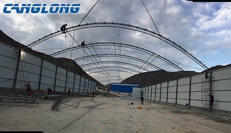 Construction of Arch Steel Structures