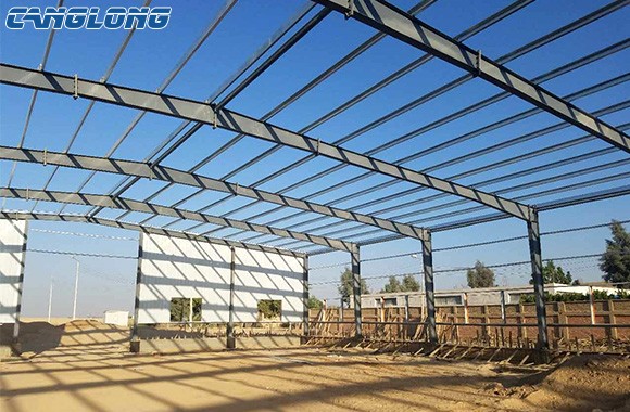 Complete installation of steel frames