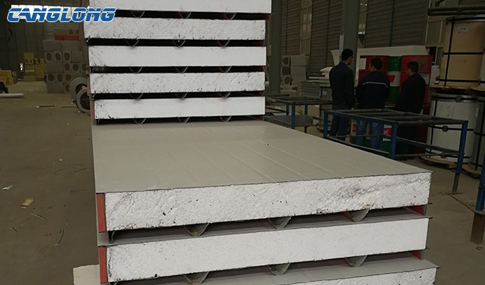 Cold storage panel material