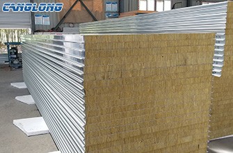 Rock wool sandwich panel