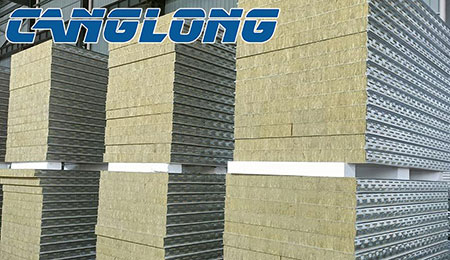 What materials are rock wool composite boards made of?