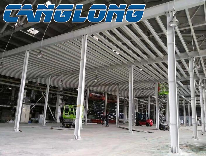 multi-storey industrial warehouse steel structure