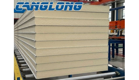 How to build a steel frame house using pu sandwich panels?