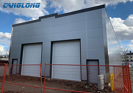 Canadian factory building made of pu panel