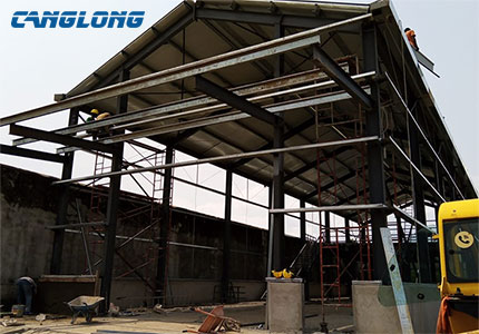 Gabon steel structure warehouse