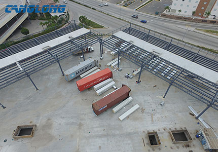 American metal shed puf panel roof