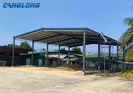 Thailand steel structure shed