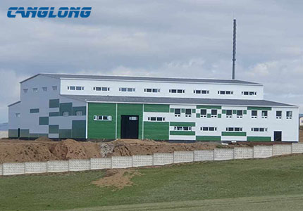 Mongolia prefabricated factory building