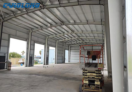 Aruba steel structure garage