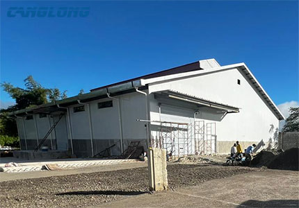 Philippines prefabricated steel warehouse
