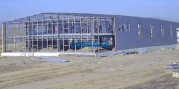 Mongolian prefab workshop building