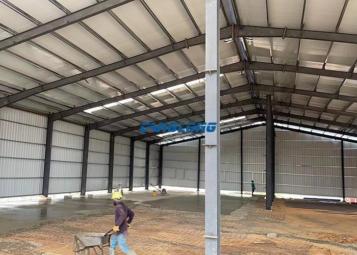 Ghana steel structure workshop