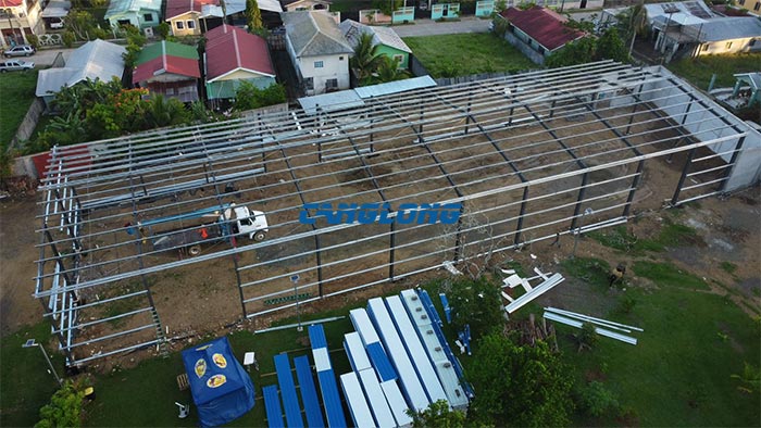 Honduras metal warehouse construction