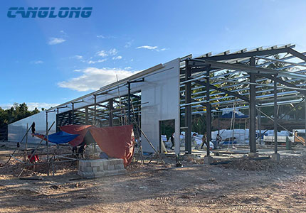 Philippine steel structure chicken shed