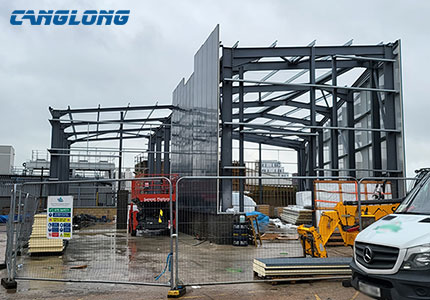 England steel warehouse pu panel installation