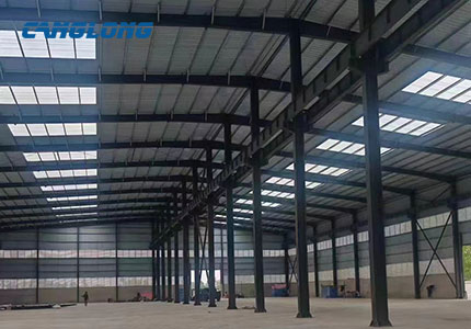 Thailand multi span steel workshop building