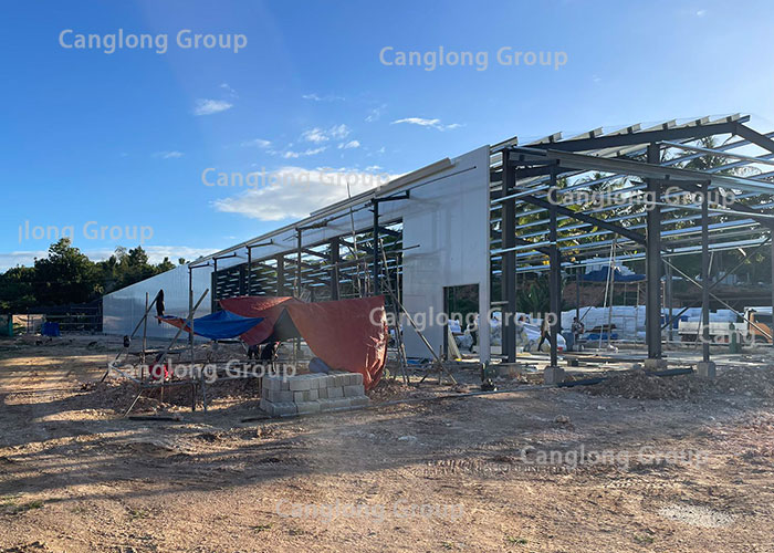 Philippine steel structure chicken shed