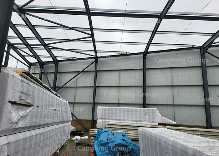 England steel warehouse pu panel installation