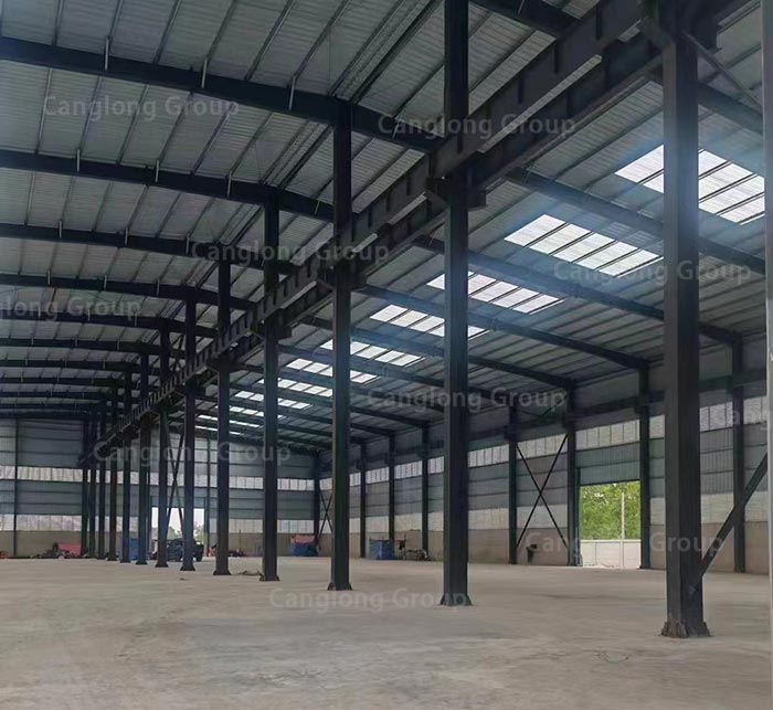 Thailand multi span steel workshop building