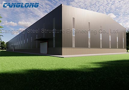 Thailand prefabricated warehouse design drawing