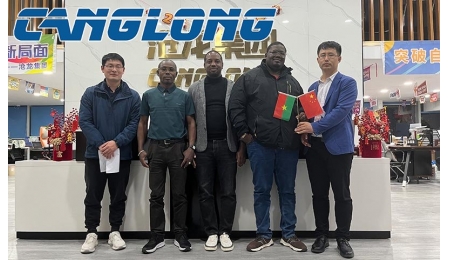 Burkina Faso clients visit Canglong steel structure company
