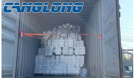 Galvanized steel structure for warehouse sent to Chile