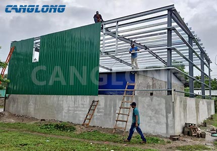 Honduras steel warehouse construction