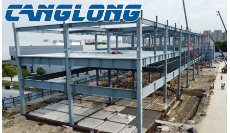 Construction process and precautions for multi-story steel structure building