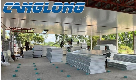 Thai customer receives 50mm thick EPS panels for chicken house
