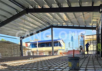 Philippine two story steel house