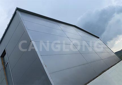 Mongolia prefabricated steel workshop