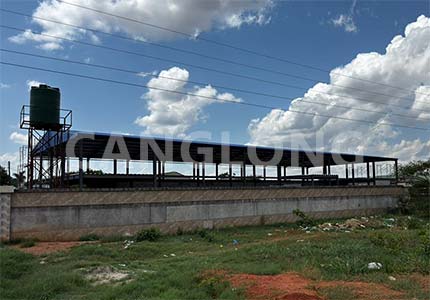 Zambia mezzanine warehouse