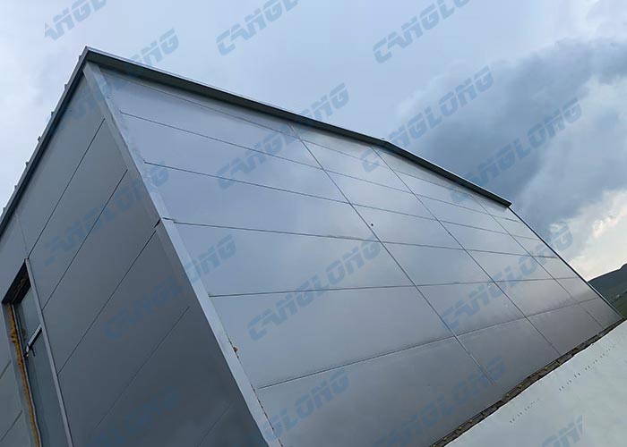 Mongolia prefabricated steel workshop