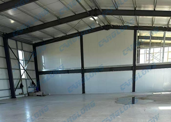 Mongolia prefabricated steel workshop