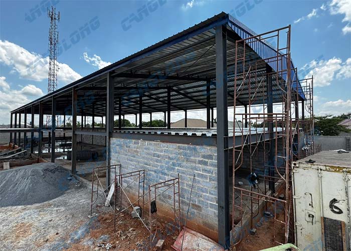 Zambia mezzanine warehouse