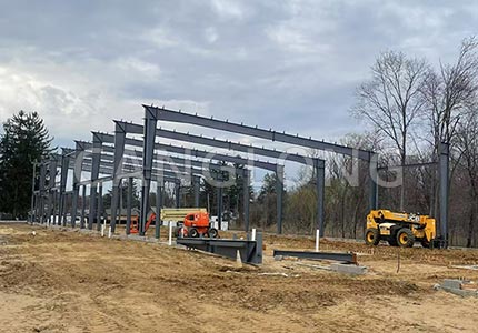 America 1660sqm steel commercial building