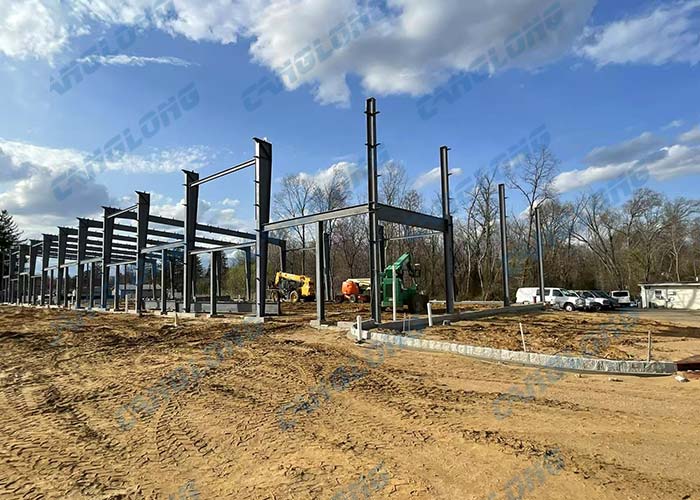 America 1660sqm steel commercial building