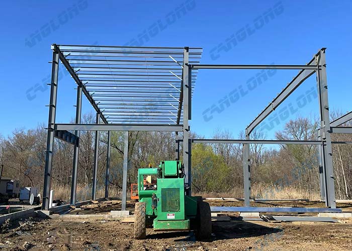 America 1660sqm steel commercial building