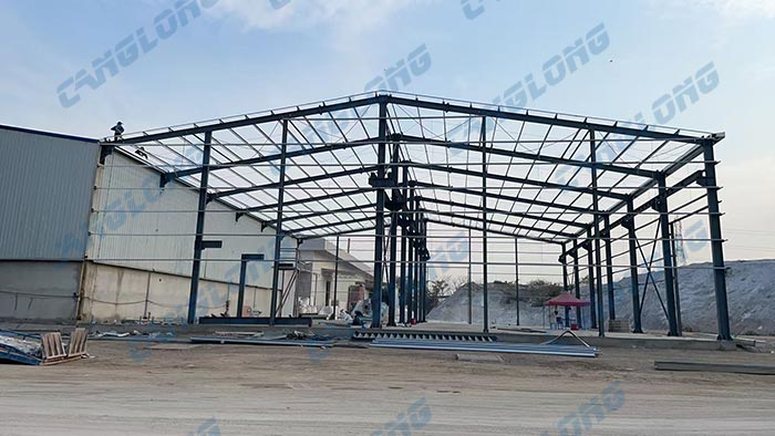 Thailand steel workshop building
