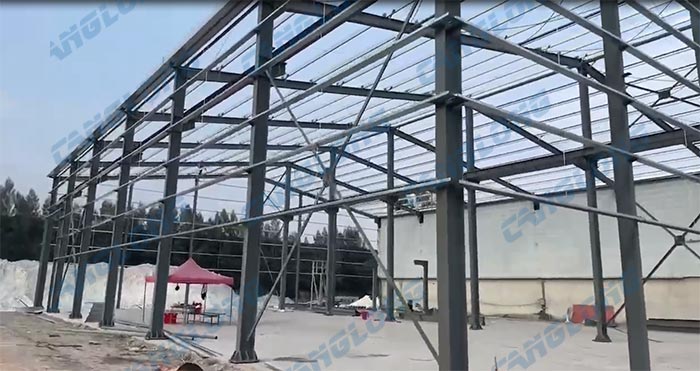 Thailand steel workshop building