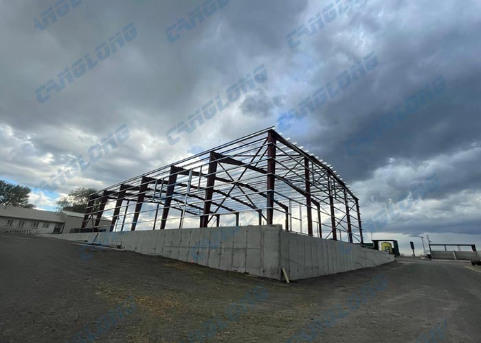 USA 120x80ft red steel building