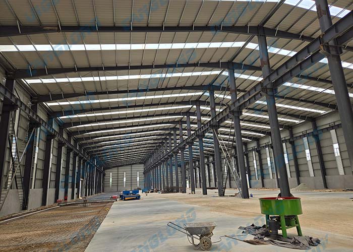 Thailand double span factory building