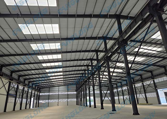 Thailand double span factory building