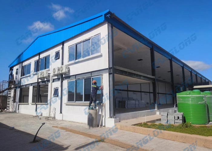 Zambia warehouse with mezzanine