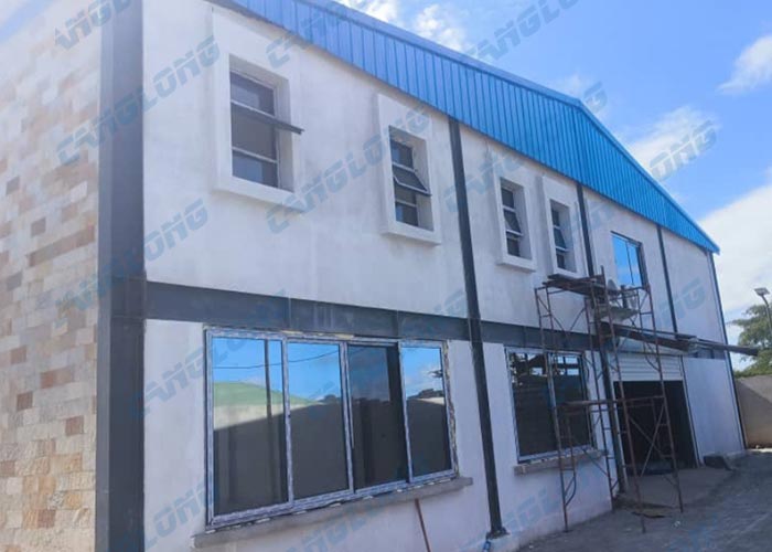 Zambia warehouse with mezzanine
