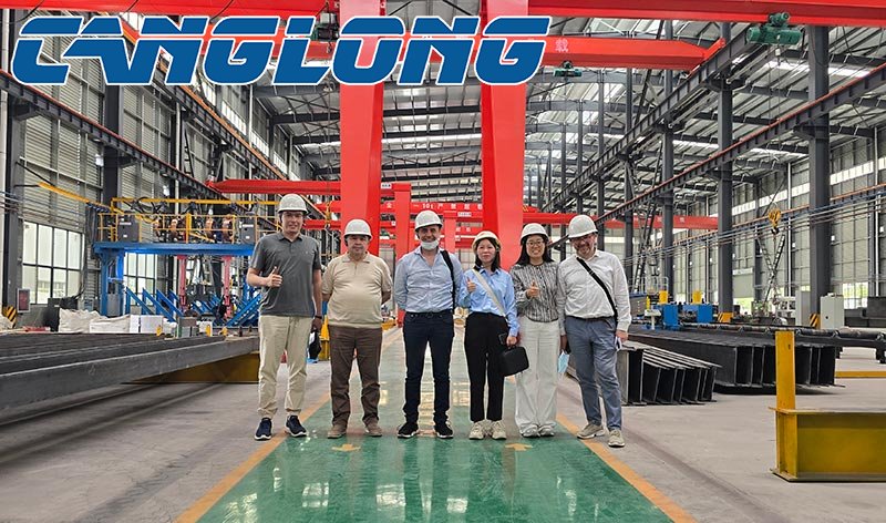 Uzbek customers visited Canglong factory
